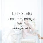 TED Talk Relationship Advice Suggestions