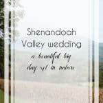 Shenandoah Valley Weddings