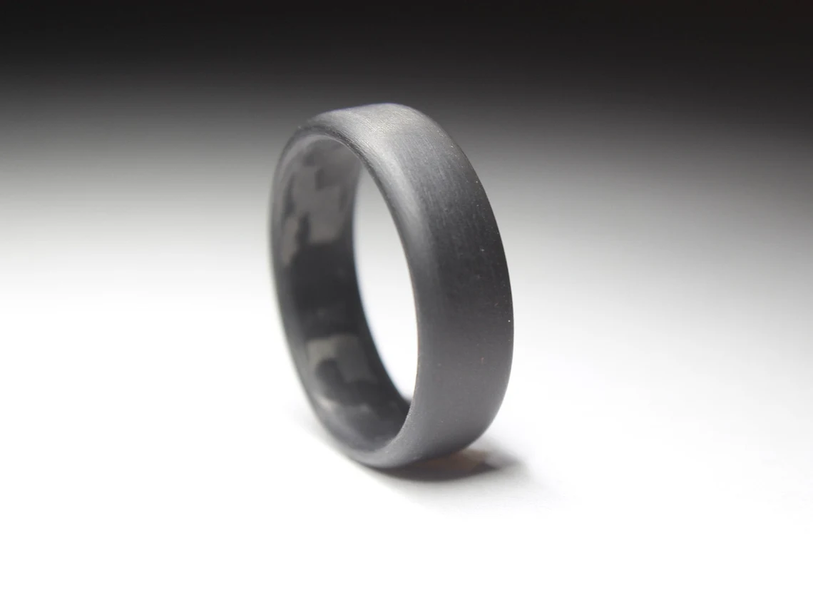 Carbon Fiber Men's Wedding Ring