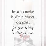 How to Make Cute Easy Winter Candle Holders for a Festive Event