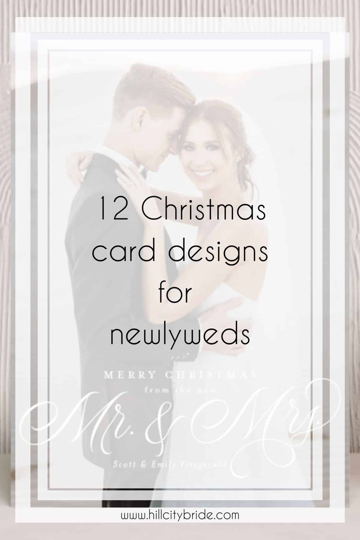 12 Perfect Christmas Cards for Newlyweds on Their First Christmas